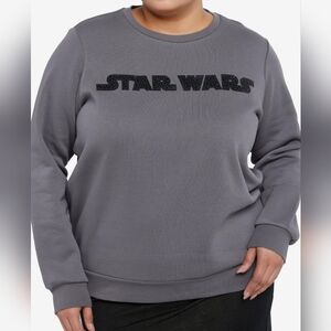 Star Wars Rhinestone Logo Plus Size Sweatshirt From Her Universe NWT